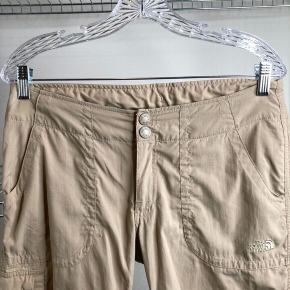 The North Face Women’s Tan Aphrodite Motion Cargo Capri Activewear Pants Size 8 - Picture 6 of 13
